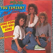 You Tarzan Me Jane - Dong Dong Diki Diki Dong 1987 vinyl single cover